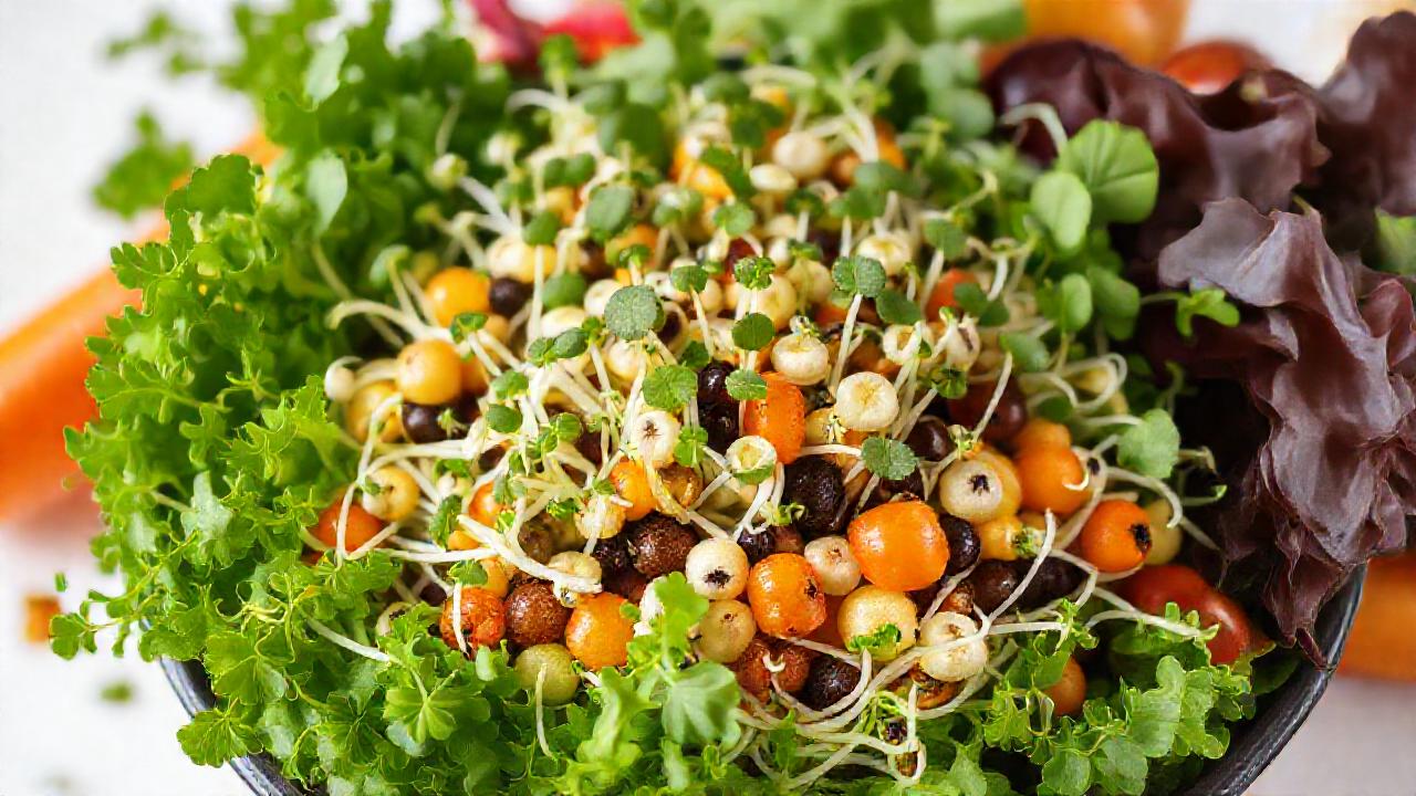 Un tazón lleno de vegetales frescos