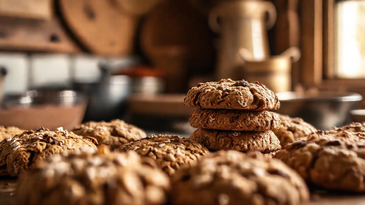 Galletas rústicas con ingredientes caseros