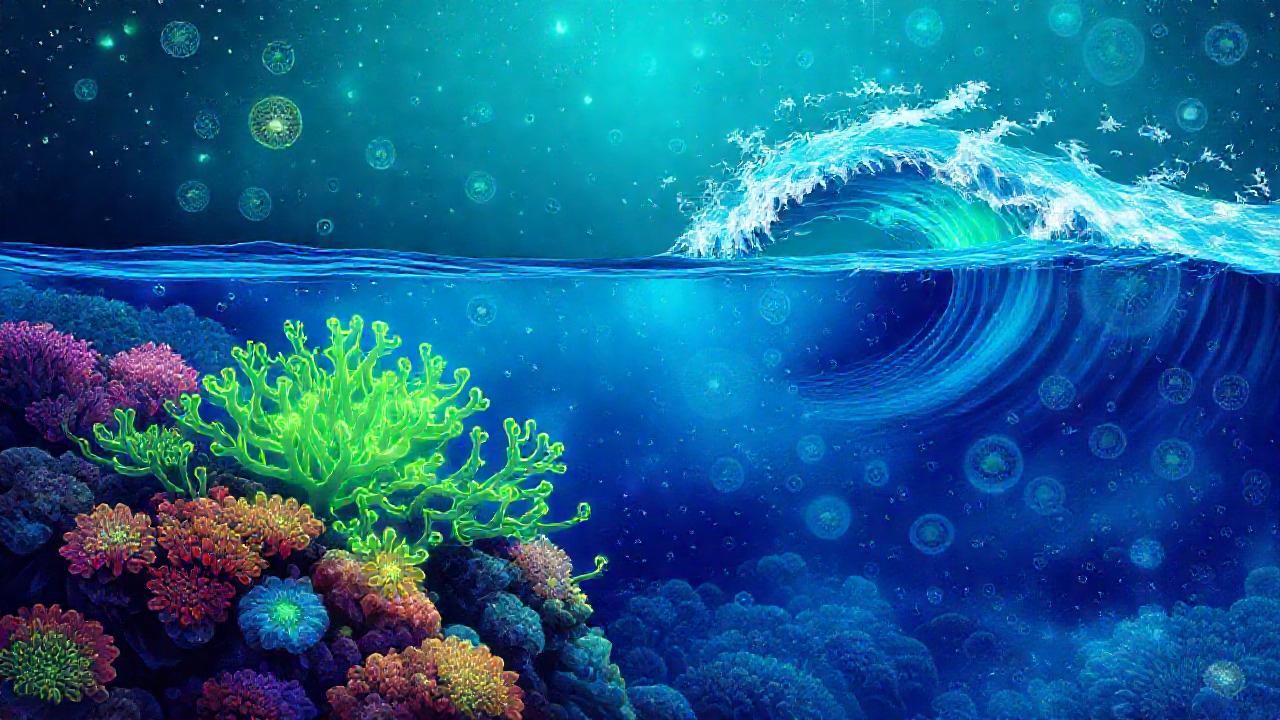 Reef bioluminiscente: esperanza médica en el mar