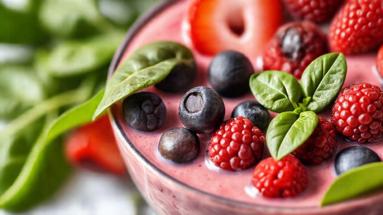 Un batido vibrante promueve salud y limpieza