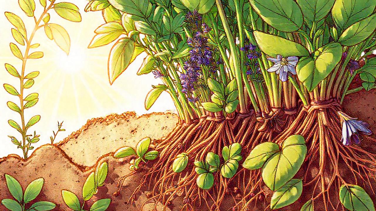 Ilustración botánica transmite calma natural