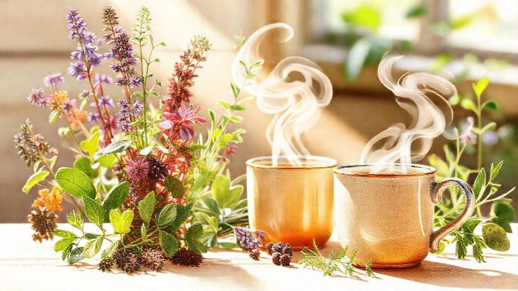 Ilustración botánica evoca bienestar natural