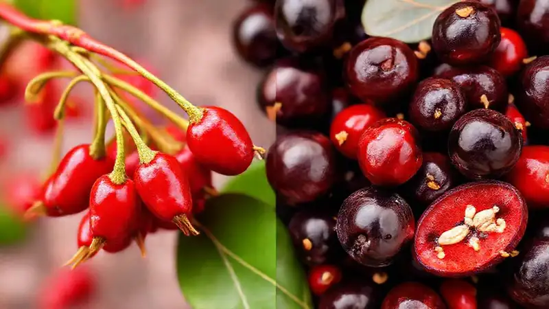 Bayas goji y açai: salud vibrante