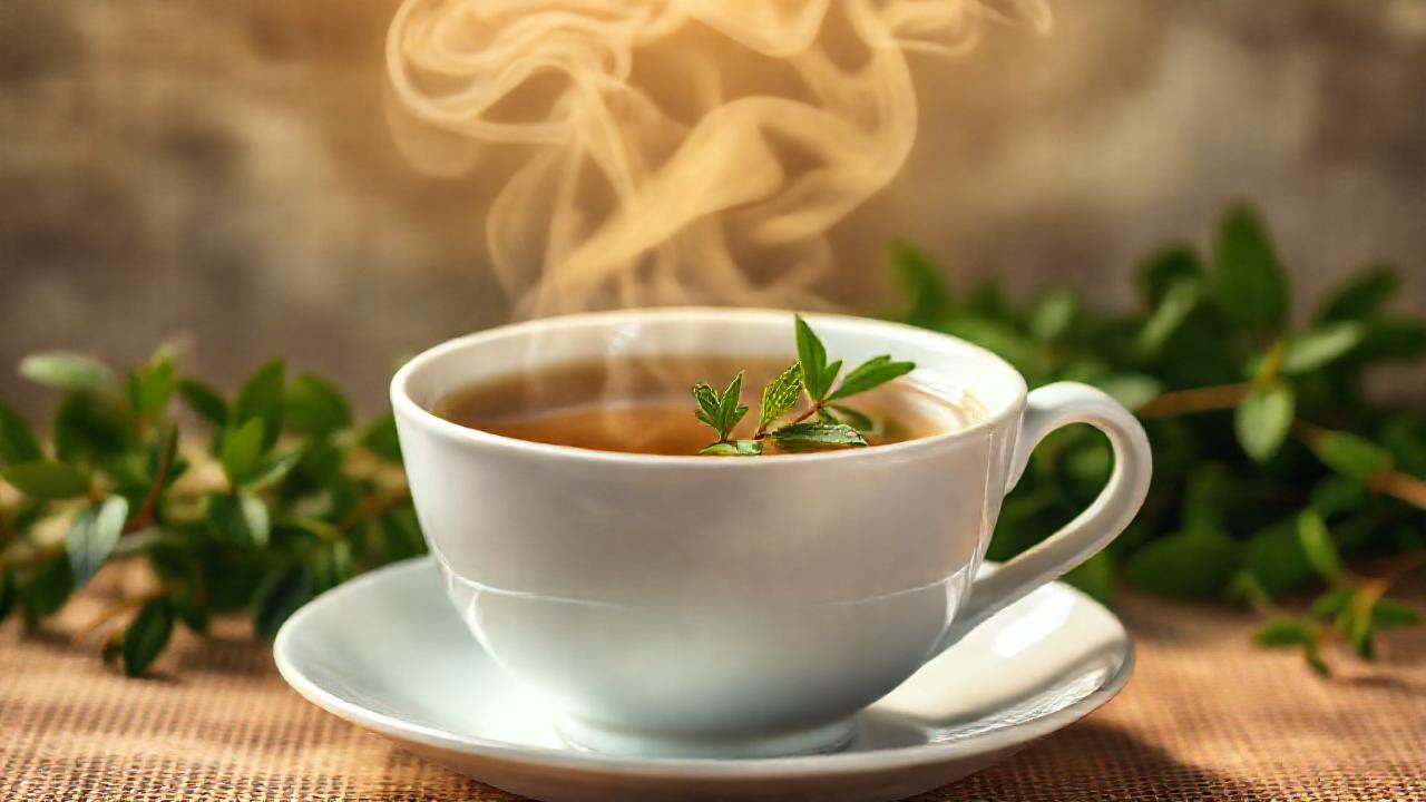 Taza de té tranquila y relajante