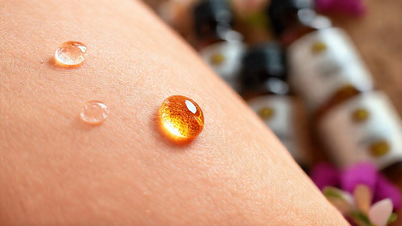 Aceite de geranio revitaliza la piel natural