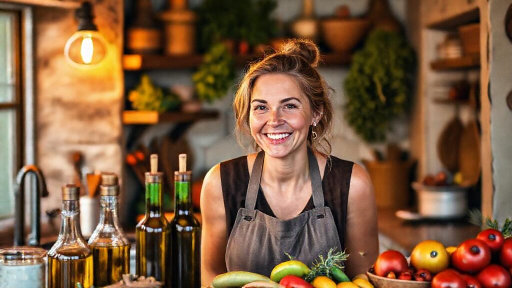 Una cocina acogedora irradia calidez y alegría