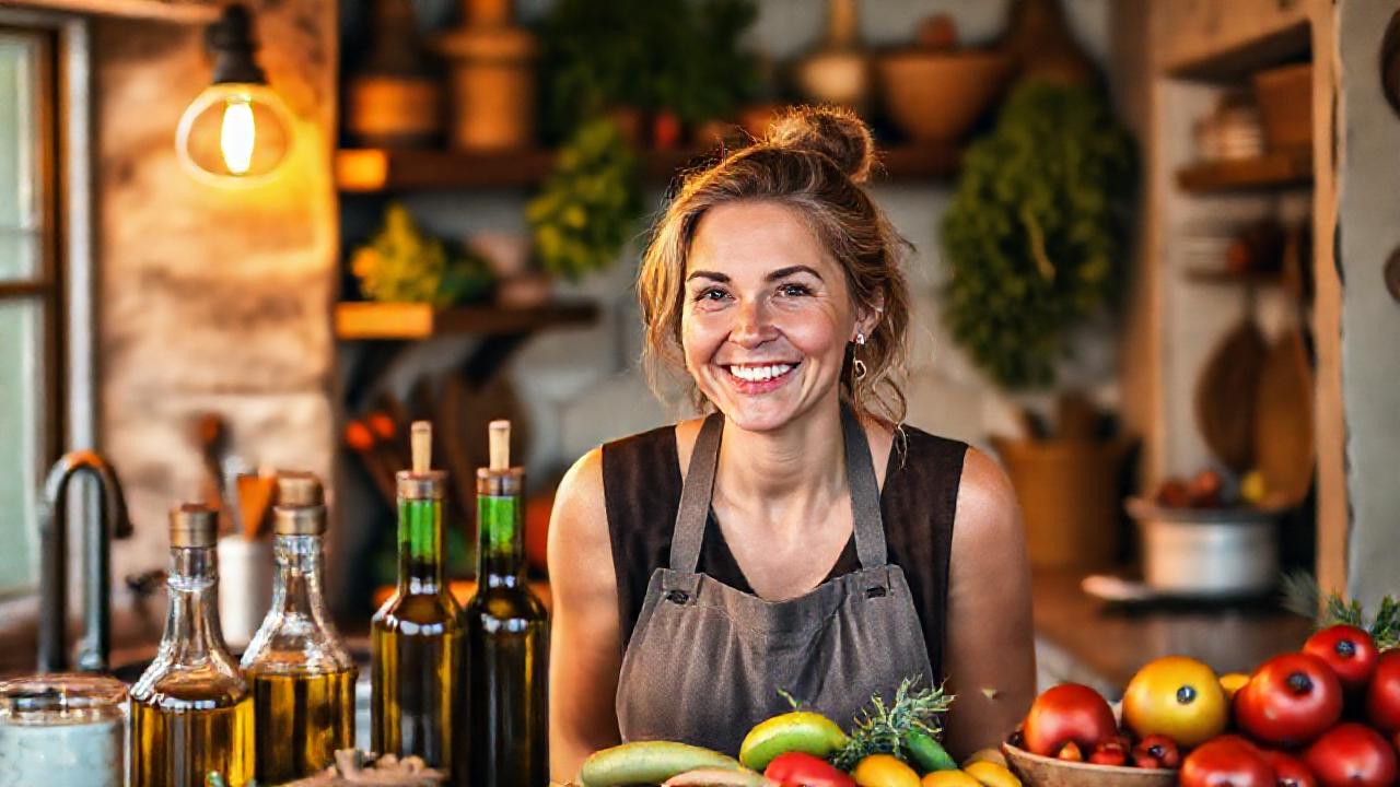Una cocina acogedora irradia calidez y alegría