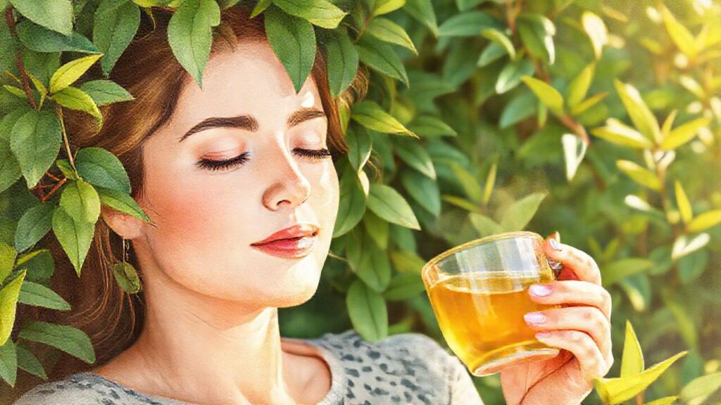 Una taza tranquila en paz