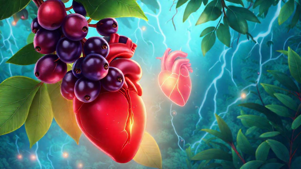 Arándanos vibrantes promueven salud y vitalidad