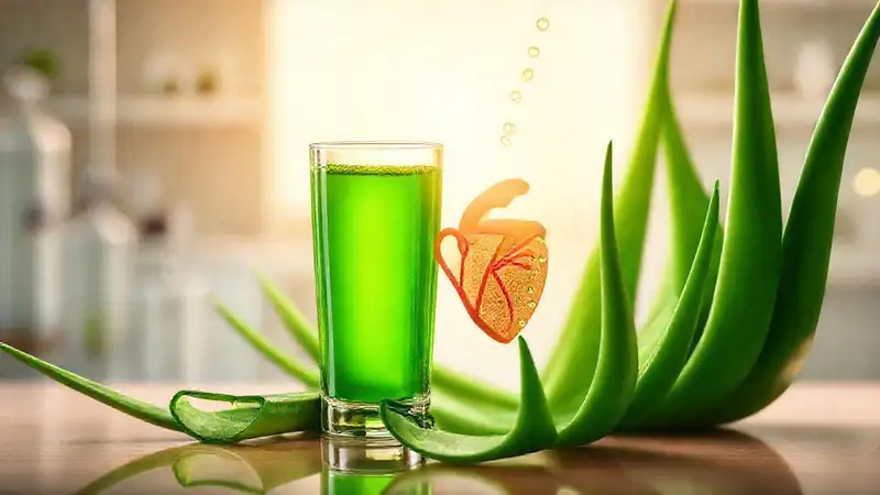 El jugo de aloe beneficia el corazón