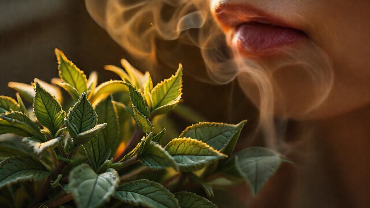 Salvia radiante: luz calmante y herbal