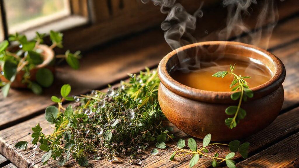 Hierbas antiguas evocan calma y aroma