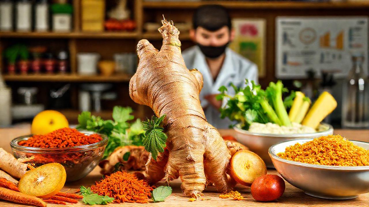 La ciencia explora la salud con jengibre