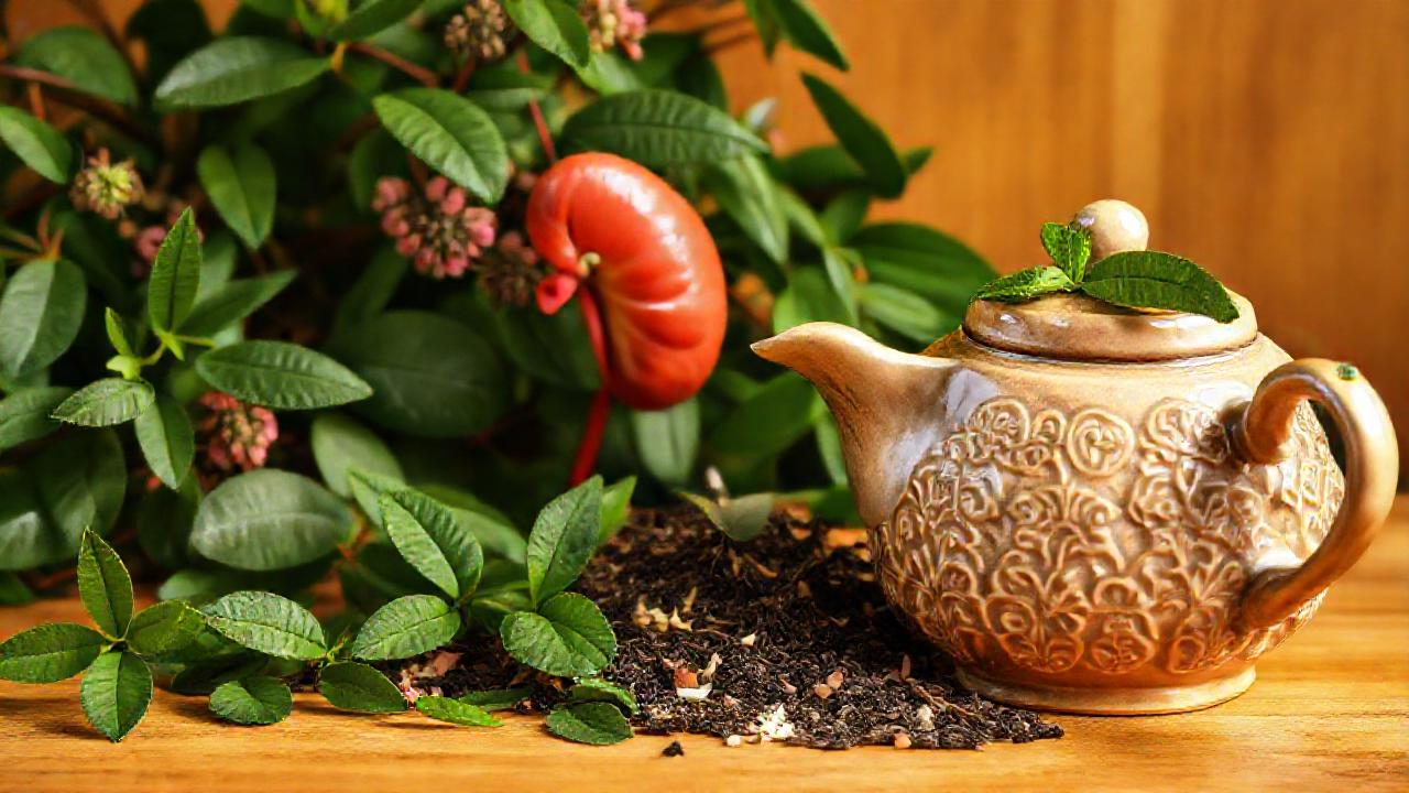 Té de hierbas limpia suavemente y calma