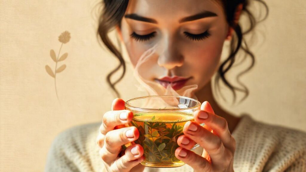 Té herbal calmante