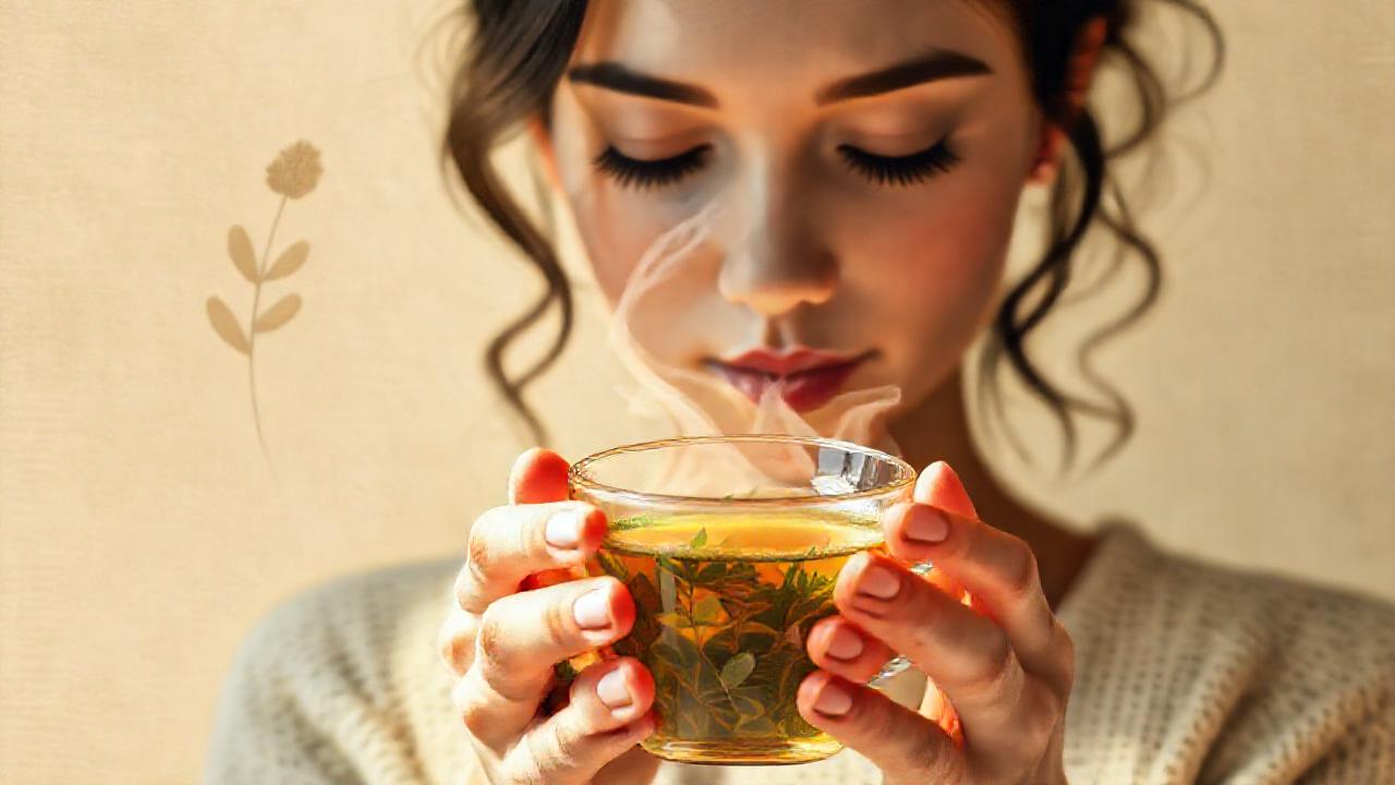 Té herbal calmante