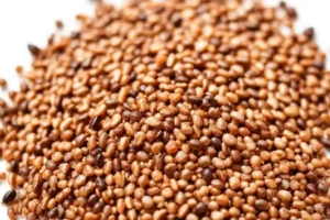 Semillas chía saludables brillan intensamente