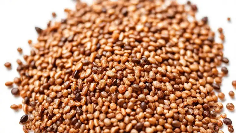 Semillas chía saludables brillan intensamente