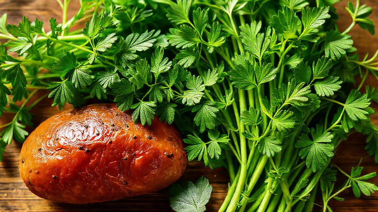 Hierbas frescas: salud y belleza visual